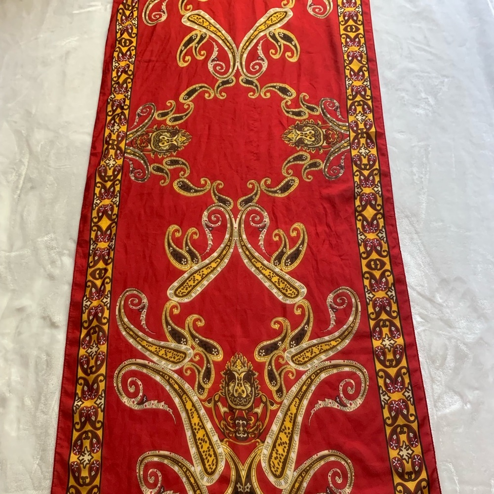 ••SOLD•• ETRO beautiful cashmere/silk scarf - Picture 7 of 7